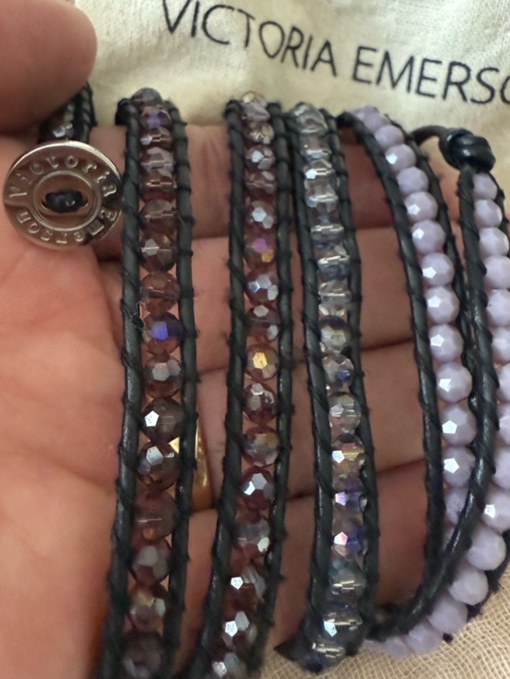Victoria Emerson | Wrap | Bracelet | Purple